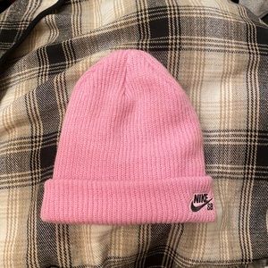 Pink Nike SB beanie